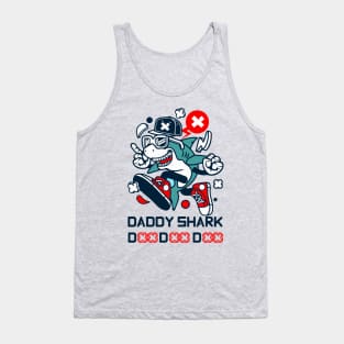 Daddy Shark Tank Top